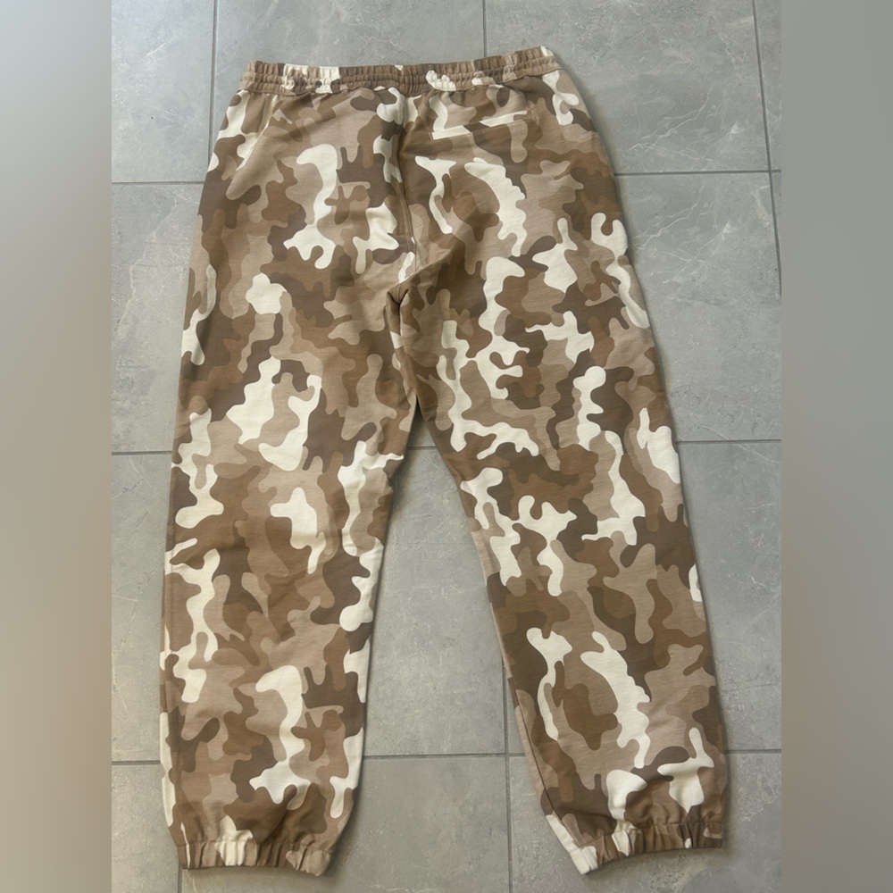 NWOT Lands End Pants Boys XL Clay Bisque Camouflage Drawstring Joggers - Picture 5 of 8